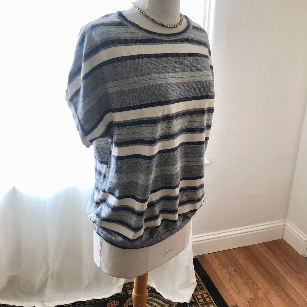 EUC Sol Angeles Cotton Blend Striped Top Size M